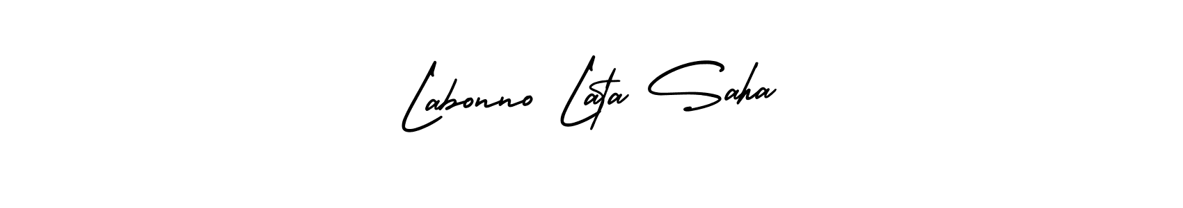 Check out images of Autograph of Labonno Lata Saha name. Actor Labonno Lata Saha Signature Style. AmerikaSignatureDemo-Regular is a professional sign style online. Labonno Lata Saha signature style 3 images and pictures png